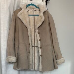 Cozy Tan Teddy Jacket for Women